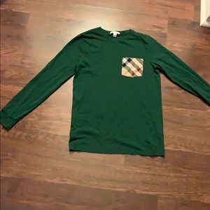 boys burberry longs sleeve shit